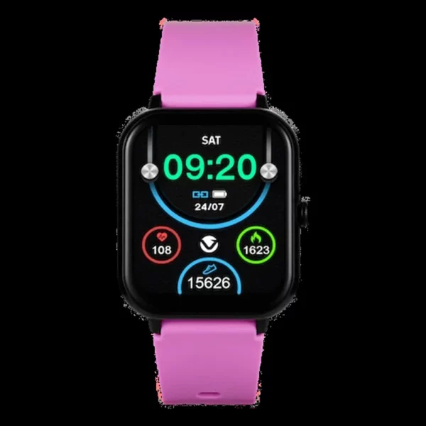 Volkano Chroma Series Smartwatch with Flamingo Pink Strap