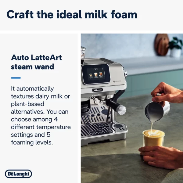Delonghi - La Specialista Touch Manual Pump Espresso Machine - EC9455.M