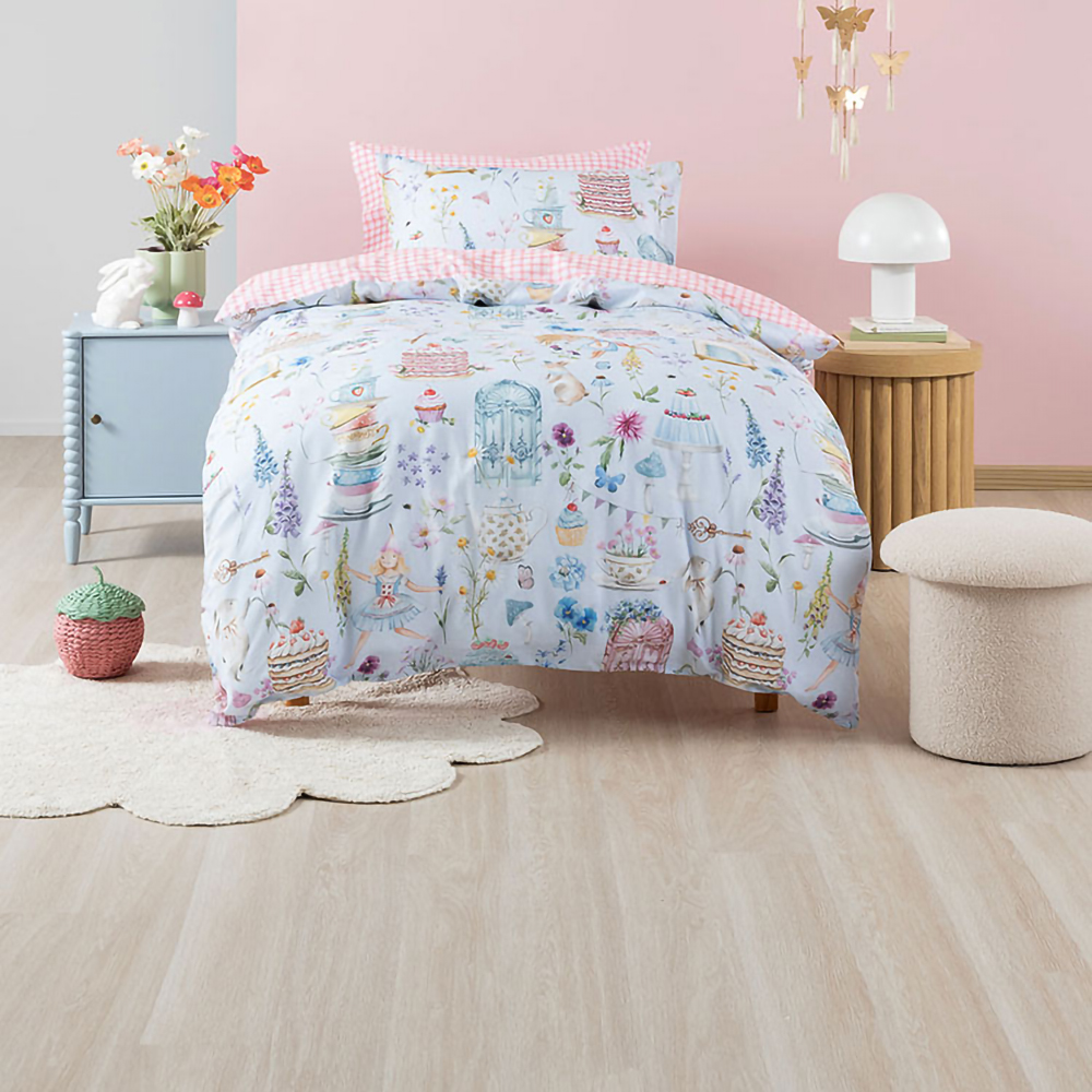 Linen House Squiggles Magic Meadows Duvet Cover Set