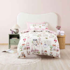 Linen House Squiggles Paris Tails Duvet Cover Set