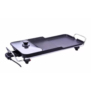 Easy to use and clean. Thermostat of 0-250 degrees