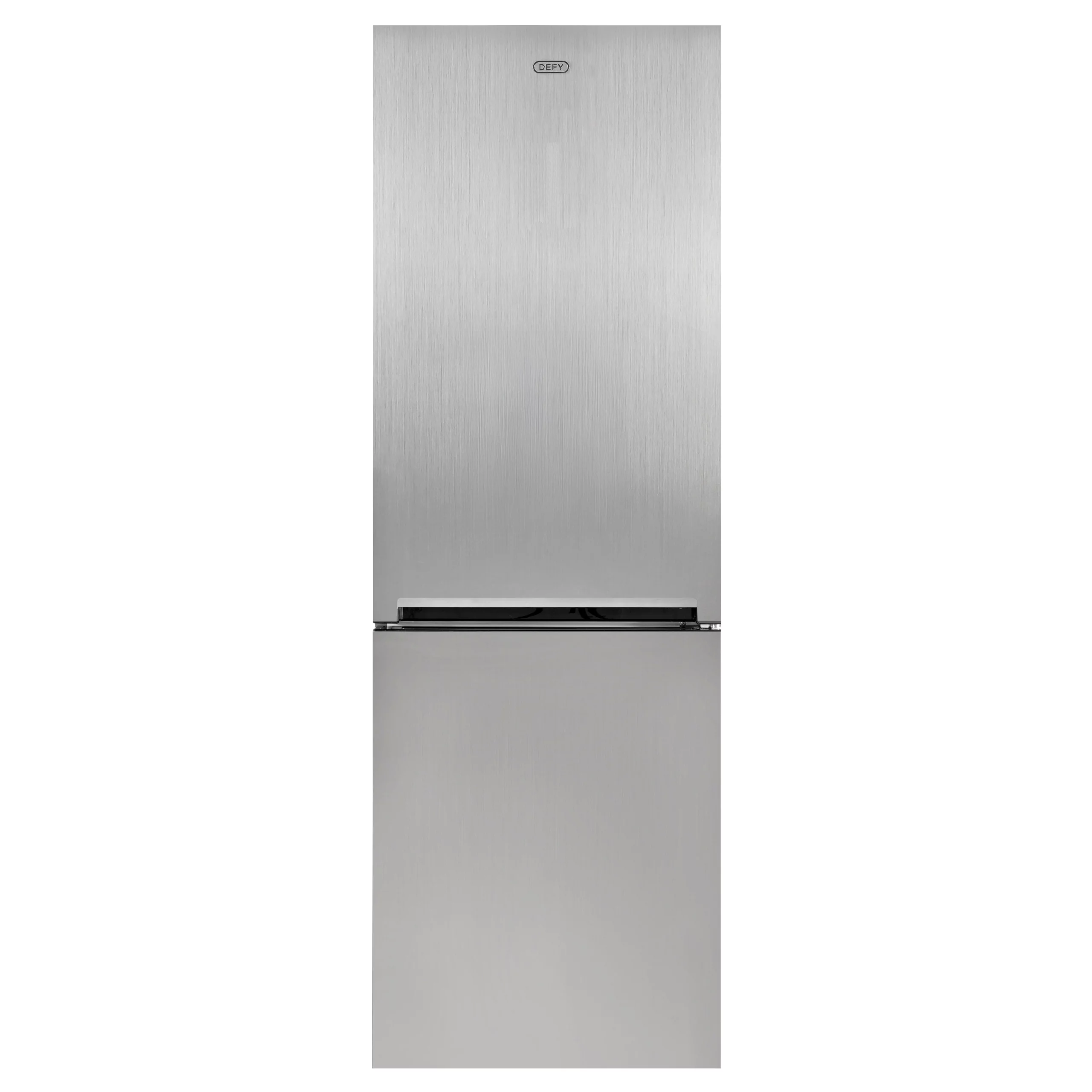 Defy 60cm Naturelight Brushed Stainless Steel Combi Fridge – DAC674