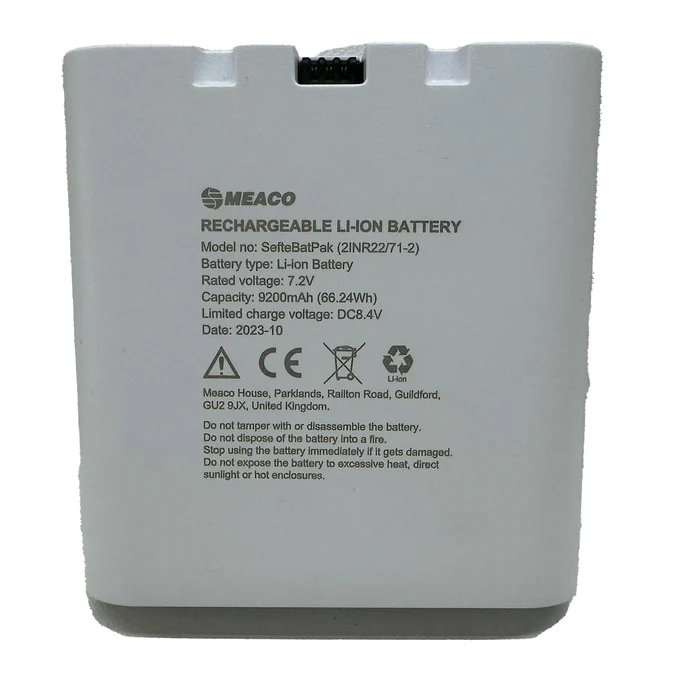 Meaco Sefte Pro 10inch Fan Optional Battery Pack