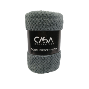 Casa Waffle Throw - Charcoal