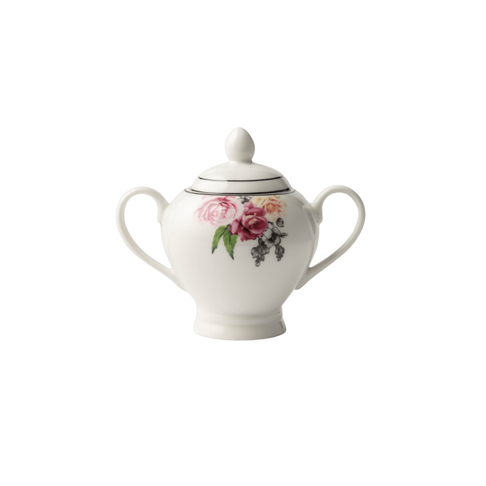 JENNA CLIFFORD Wavy Rose Sugar Pot