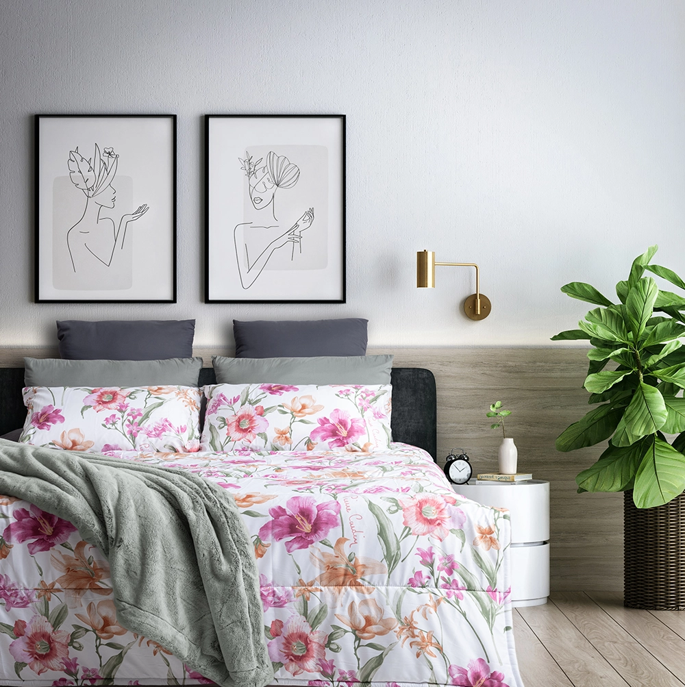 Pierre Cardin Alaia Floral Comforter Set