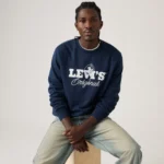 Levi’s Graphic Crew Chest Print Sweat Top Levi's Graphic Crew Chest Print Sweat Top