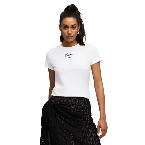Puma Ladies Essential Script T-Shirt