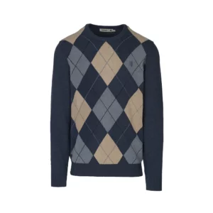 Pringle Paul Argyle Crew Neck Jersey