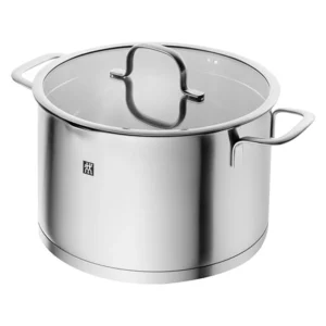 Zwilling Trueflow 24cm / 6L Stainless Steel Stock Pot With Glass Lid