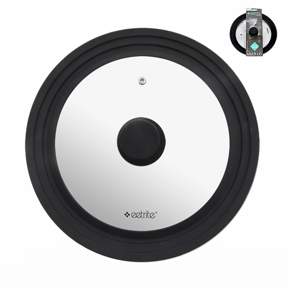 Eetrite Multi Purpose Lid, Black 20cm