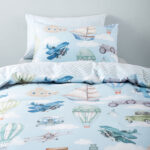 Linen House Jetset Journey Duvet Cover Set Linen House Squiggles Jetset Journey Duvet Cover Set