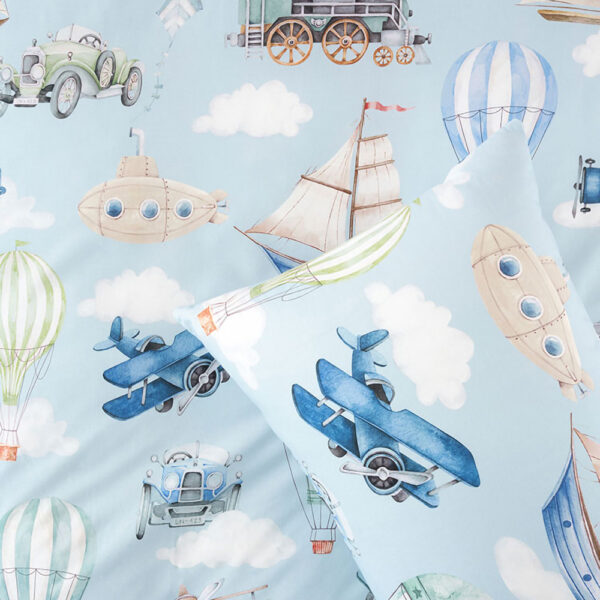 Linen House Jetset Journey Duvet Cover Set Linen House Squiggles Jetset Journey Duvet Cover Set