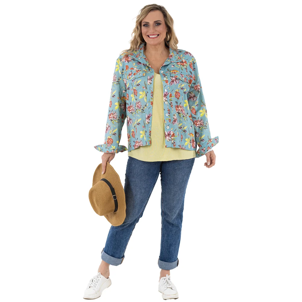 Calypso Panel Linen Jacket