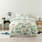Linen House Squiggles Dino Kingdom Duvet Cover Set