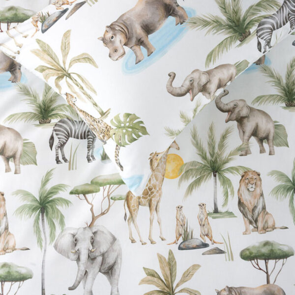 Linen House Sunny Safari Duvet Cover Set Linen House Squiggles Sunny Safari Duvet Cover Set