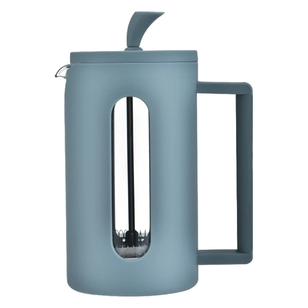 Regent Milano Coffee Plunger With Grey Plastic Frame 6 Cup, 600ml