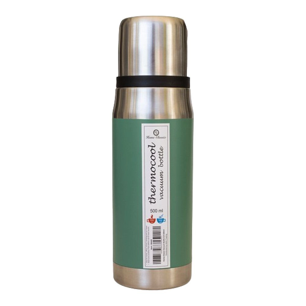Home Classix Green Stainless Steel 500ml Flask