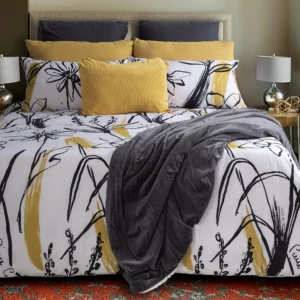 Pierre Cardin Brushstroke Garden Duvet Cover Set