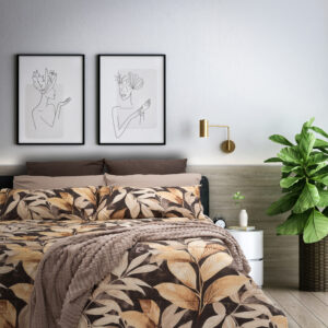 Pierre Cardin Painted Leaves Comforter Set