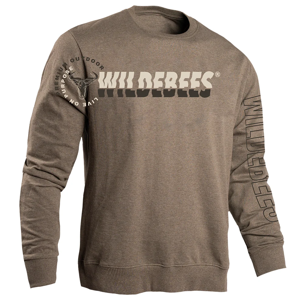 Wildebees Circle Spilt Wrap Crew Neck Sweater