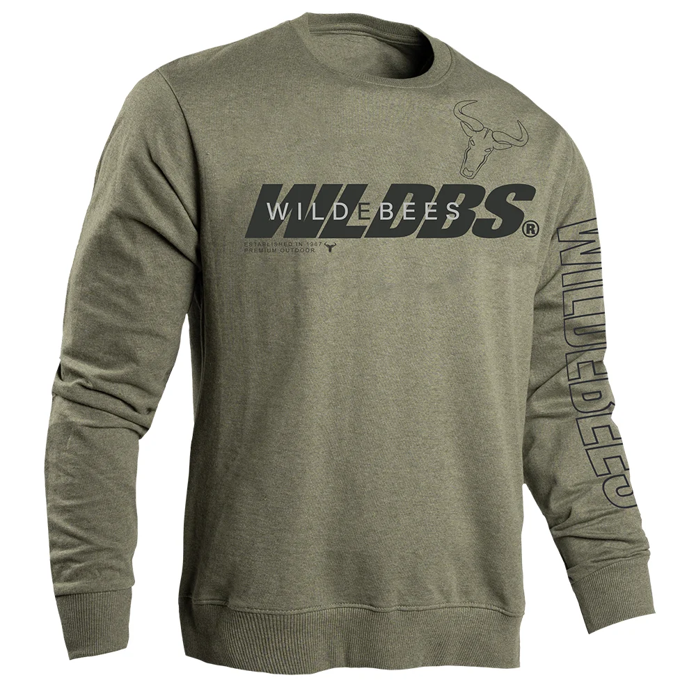 Wildebees Urban Text Crew Neck Sweater