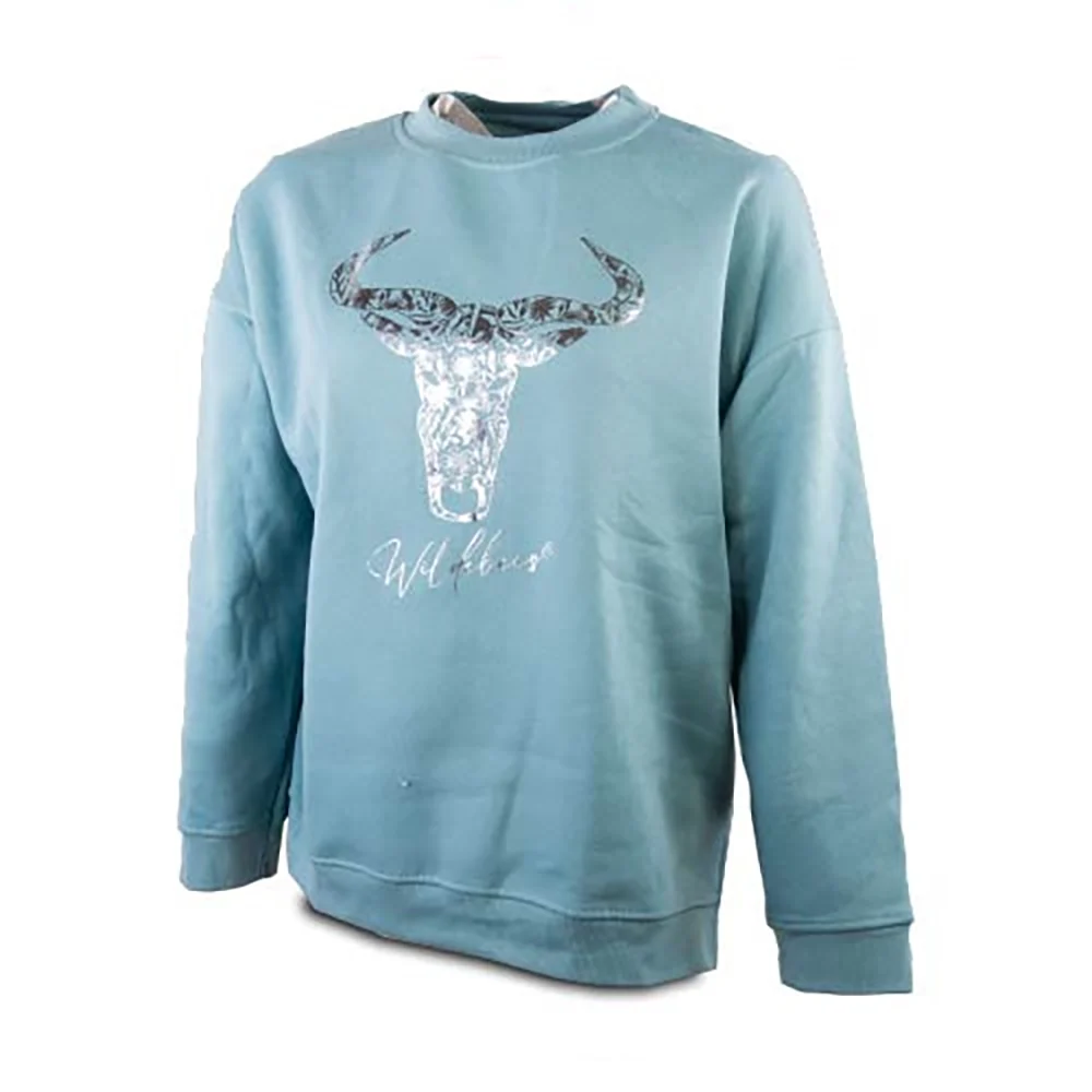 Wildebees Dainty Foil Floral Sweatshirt