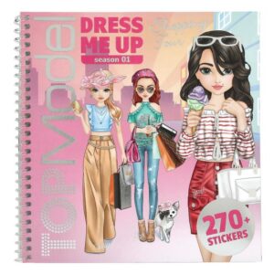 TOP Model Dress Me Up Stickerbook Shopping Tour