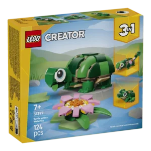 LEGO Creator 3-in-1 Turtle with a Water Lily Flower 31377